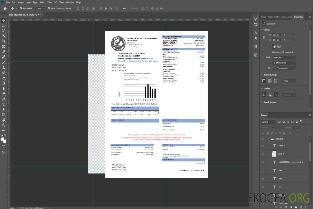 Projet de loi sur les services publics de l'eau du Conseil des commissaires à l'eau des États-Unis aux formats Word et PDF template